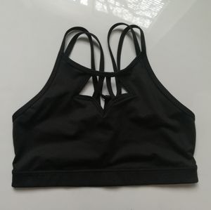 Victoria Sport black strappy sport bra medium